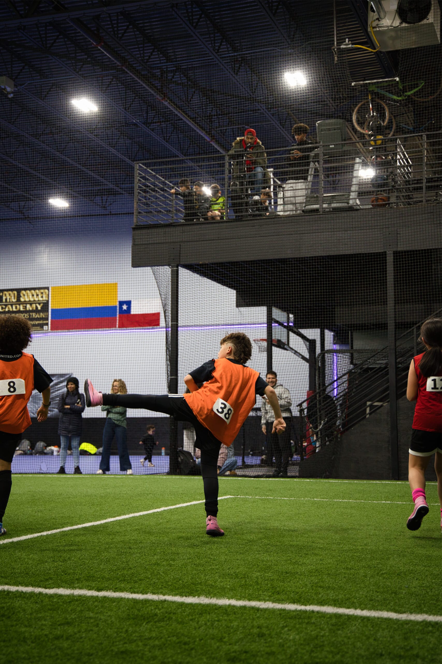 4Q8A0113 Pro Soccer Academy coaches evaluating players during youth soccer tryouts